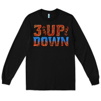 Black 3 up 3 down basketball Long Sleeve Tee - texasbilliewilder
