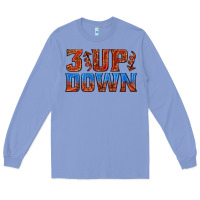 Colony Blue 3 up 3 down basketball Long Sleeve Tee - texasbilliewilder