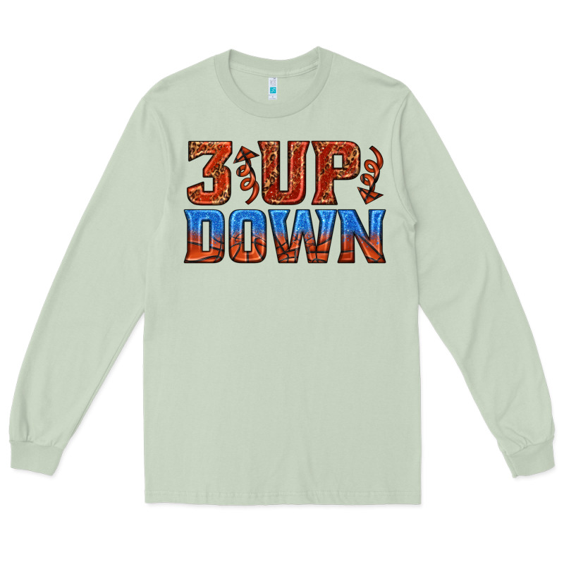 3 Up 3 Down Basketball Long Sleeve Tee by texasbilliewilder | Teevron