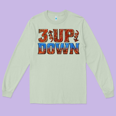 Long Sleeve Tee 3 up 3 down basketball