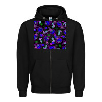 Black Halloween Zipper Hoodie - texasbilliewilder