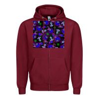 Burgundy Halloween Zipper Hoodie - texasbilliewilder