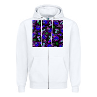 White Halloween Zipper Hoodie - texasbilliewilder