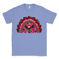 Colony Blue valentine's day baby cow rainbow Classic Tee - RanaPortraitStore
