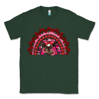 Sports Green valentine's day baby cow rainbow Classic Tee - RanaPortraitStore