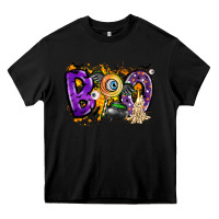 Black boo Heavy Core Tee - CowhideDigitalArt