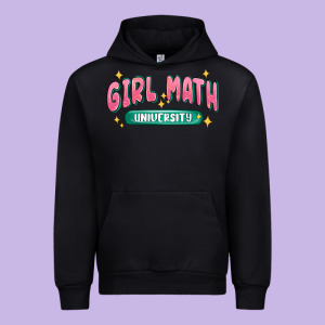 Girl Math University Urban Hoodie Designed By Maliassmallbusiness