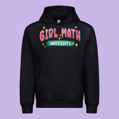 Girl Math University Urban Hoodie Designed By Maliassmallbusiness