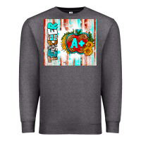 Charcoal Heather teacher a+ tumbler Premium Sweatshirt - BundleAndBundleShop