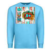 Ocean Blue teacher a+ tumbler Premium Sweatshirt - BundleAndBundleShop