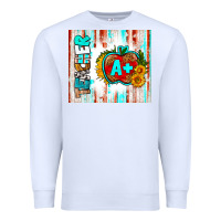 White teacher a+ tumbler Premium Sweatshirt - BundleAndBundleShop