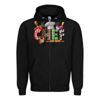 Black Chef Zipper Hoodie - Zillion Design Studio
