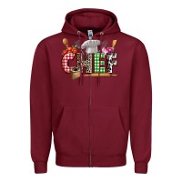 Burgundy Chef Zipper Hoodie - Zillion Design Studio