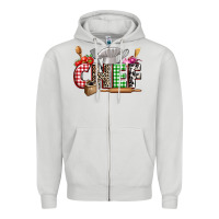 Dove Grey Chef Zipper Hoodie - Zillion Design Studio