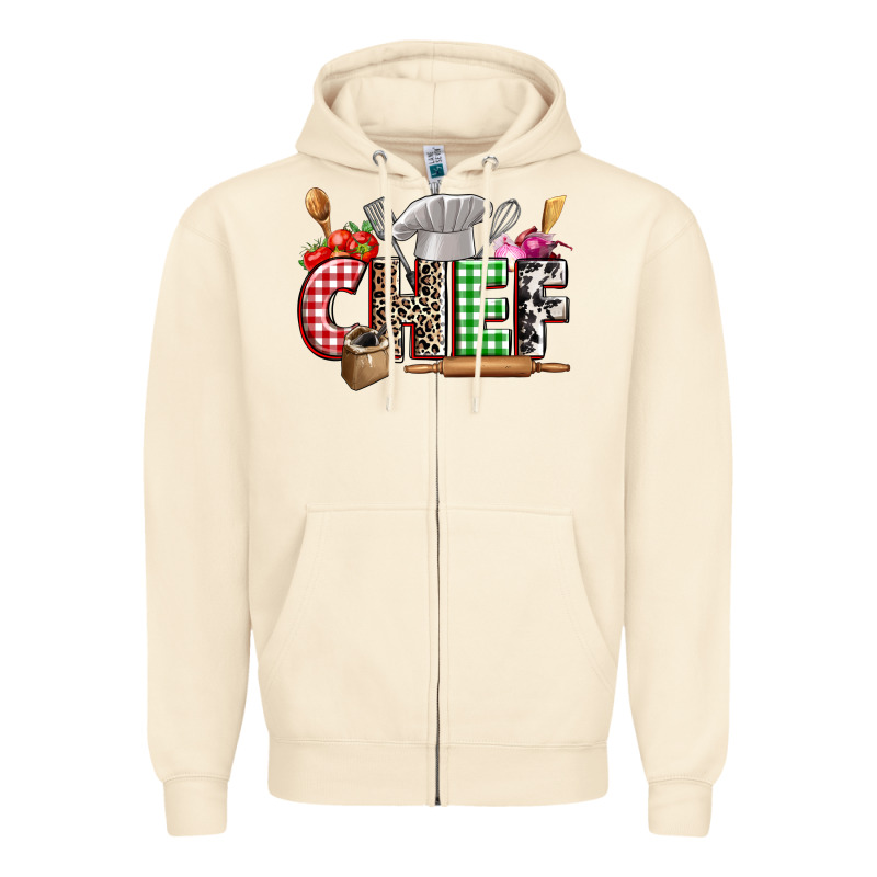 Chef Zipper Hoodie by Zillion Design Studio | Teevron