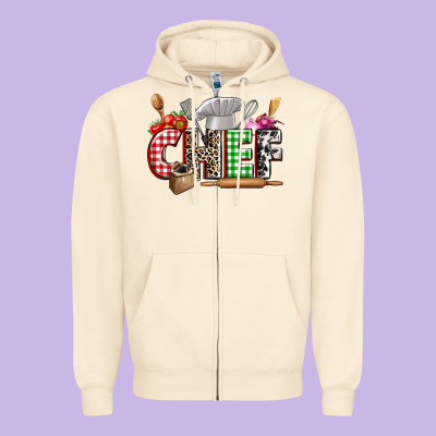 Chef Zipper Hoodie Designed By Zillion Design Studio
