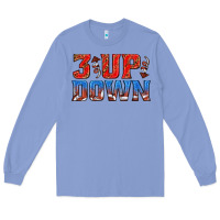 Colony Blue 3 up 3 down football Long Sleeve Tee - texasbilliewilder