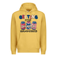 Antique Gold getting star spangled hammered Premium Hoodie - MaliasSmallBusiness