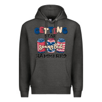 Charcoal Heather getting star spangled hammered Premium Hoodie - MaliasSmallBusiness