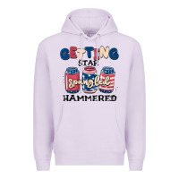 Lilac getting star spangled hammered Premium Hoodie - MaliasSmallBusiness