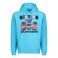 Ocean Blue getting star spangled hammered Premium Hoodie - MaliasSmallBusiness