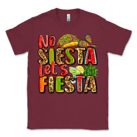 Burgundy no siesta let's fiesta Classic Tee - Zillion Design Studio