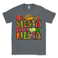 Charcoal Heather no siesta let's fiesta Classic Tee - Zillion Design Studio