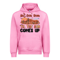 Fuchsia Pink ain't goin' down 'til the sun comes up Urban Hoodie - MaliasSmallBusiness