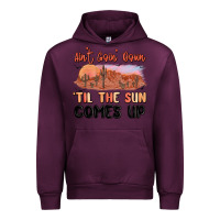 Mauve Wine ain't goin' down 'til the sun comes up Urban Hoodie - MaliasSmallBusiness