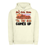 Pigment Pistachio ain't goin' down 'til the sun comes up Urban Hoodie - MaliasSmallBusiness