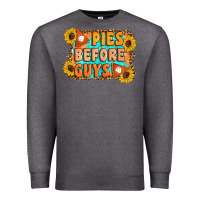 Charcoal Heather Pies Before Guys Premium Sweatshirt - Artiststas