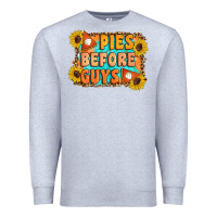 Heather Grey Pies Before Guys Premium Sweatshirt - Artiststas