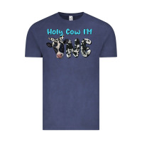 Vintage Denim holy cow i'm one Vintage Tee - BarkalooDesign