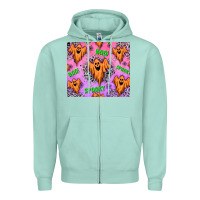 Seafoam Halloween Zipper Hoodie - texasbilliewilder