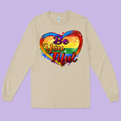 Be You Tiful Long Sleeve Tee Designed By Zillion Design Studio