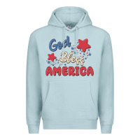 Blue Mist god bless america Premium Hoodie - MaliasSmallBusiness