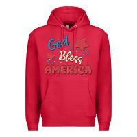 Cardinal god bless america Premium Hoodie - MaliasSmallBusiness