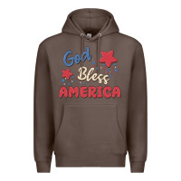 Coffee god bless america Premium Hoodie - MaliasSmallBusiness