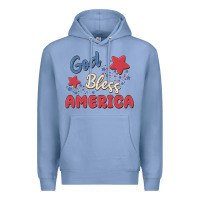 Colony Blue god bless america Premium Hoodie - MaliasSmallBusiness