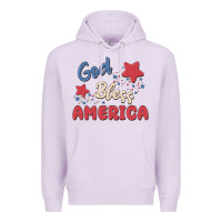 Lilac god bless america Premium Hoodie - MaliasSmallBusiness