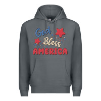 Rock god bless america Premium Hoodie - MaliasSmallBusiness