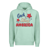 Seafoam god bless america Premium Hoodie - MaliasSmallBusiness