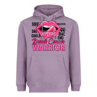 Lavender breast cancer warrior lips Heavyweight Hoodie - JahusDesignShop