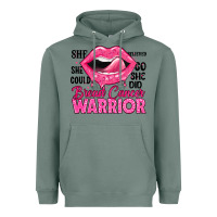 Sage breast cancer warrior lips Heavyweight Hoodie - JahusDesignShop
