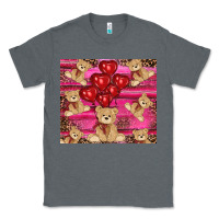 Charcoal Heather valentine's day tedybear tumbler Classic Tee - RanaPortraitStore