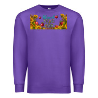 Purple blessed teacher libbey glass Premium Sweatshirt - BundleAndBundleShop