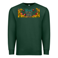 Sports Green blessed teacher libbey glass Premium Sweatshirt - BundleAndBundleShop
