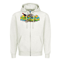 Oatmeal Heather bartender Zipper Hoodie - Zillion Design Studio