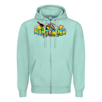 Seafoam bartender Zipper Hoodie - Zillion Design Studio