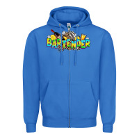 True Royal bartender Zipper Hoodie - Zillion Design Studio